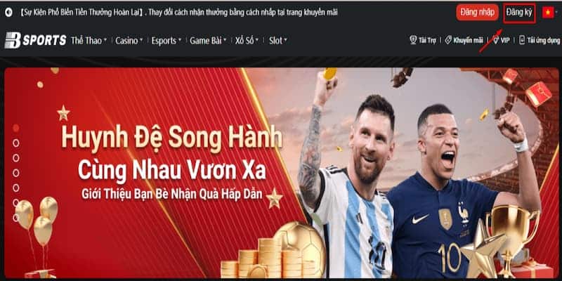 Đăng ký Bsport